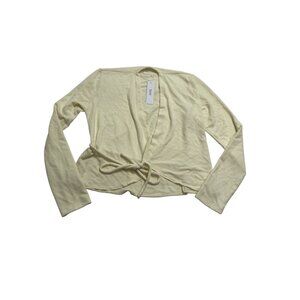 TEA YOU Aline Wrap Top in Buttermilk